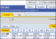 Schermafbeelding Bedieningspaneel