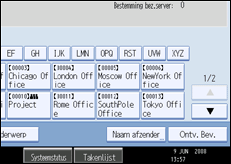 Schermafbeelding Bedieningspaneel