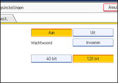 Schermafbeelding Bedieningspaneel