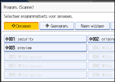 Schermafbeelding Bedieningspaneel