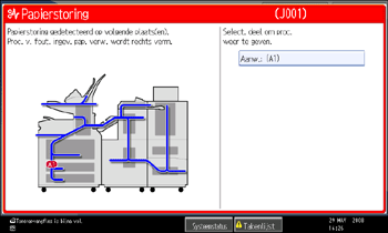 Schermafbeelding Bedieningspaneel