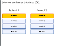 Schermafbeelding Bedieningspaneel