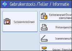 Schermafbeelding Bedieningspaneel