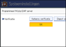 Schermafbeelding Bedieningspaneel