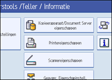 Schermafbeelding Bedieningspaneel