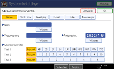 Schermafbeelding Bedieningspaneel