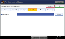 Schermafbeelding Bedieningspaneel
