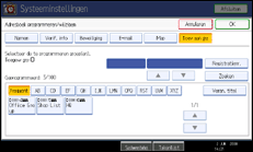 Schermafbeelding Bedieningspaneel