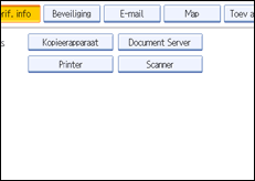 Schermafbeelding Bedieningspaneel