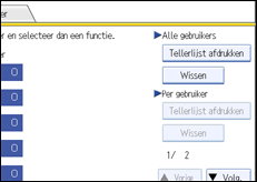 Schermafbeelding Bedieningspaneel