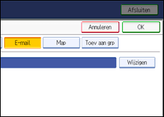 Schermafbeelding Bedieningspaneel
