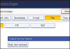Schermafbeelding Bedieningspaneel