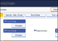 Schermafbeelding Bedieningspaneel