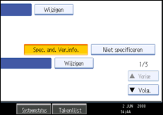 Schermafbeelding Bedieningspaneel