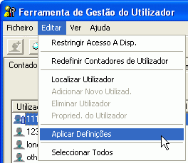 Ilustração de aplicação no ecrã