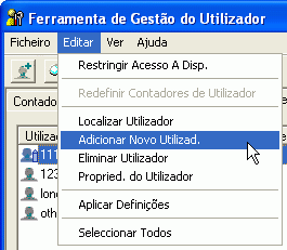 Ilustração de aplicação no ecrã