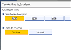 Ilustra&ccedil;&atilde;o do ecr&atilde; do painel de opera&ccedil;&atilde;o