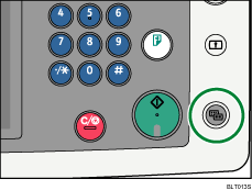 Ilustração das teclas do visor simplificado