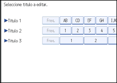 Ilustração do ecrã do painel de operação