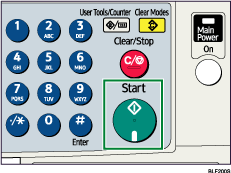 Start key illustration