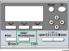 Duplex/Combine/Series key illustration