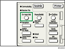 On Hook Dial key illustration
