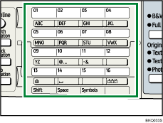 Quick Dial key illustration