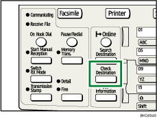 Check Destination key illustration