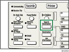 Search Destination key illustration