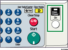 Operation switch illustration