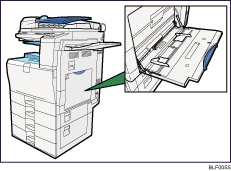 Bypass tray illustration