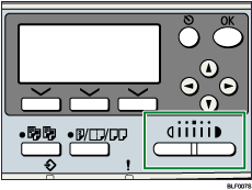 Operation panel screen illustration