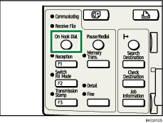 On Hook Dial key illustration