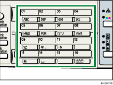 Quick Dial key illustration