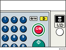 Clear/Stop key illustration