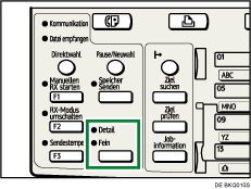 Abbildung Auflösungstaste