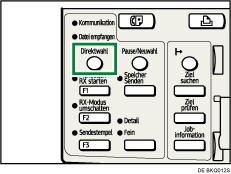 Abbildung Taste Direktwahl