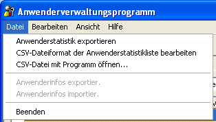 Abbildung Anwendungsbildschirm
