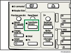 Illustration de l'indicateur Trans. m&eacute;moire