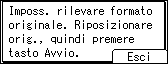 Figura relativa alla schermata del pannello operativo