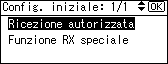 Figura relativa alla schermata del pannello operativo