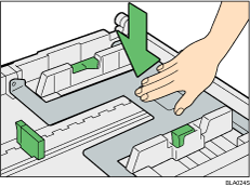 Illustrazione vassoio carta