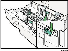 Illustrazione vassoio carta opzionale