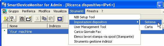 Illustrazione della schermata dell&apos;applicazione