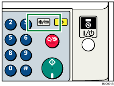 Illustrazione del tasto Strumenti Utente/Contatore