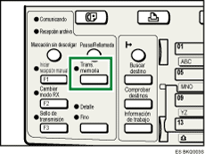 Ilustraci&oacute;n del indicador Trans. memoria.