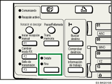 Ilustraci&oacute;n de la tecla Resoluci&oacute;n