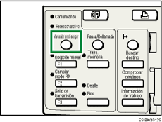 Ilustraci&oacute;n de la tecla Marcaci&oacute;n sin descolgar