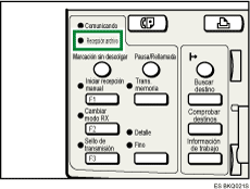 Ilustración del indicador de Recepción archivo