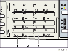 Ilustración de teclas